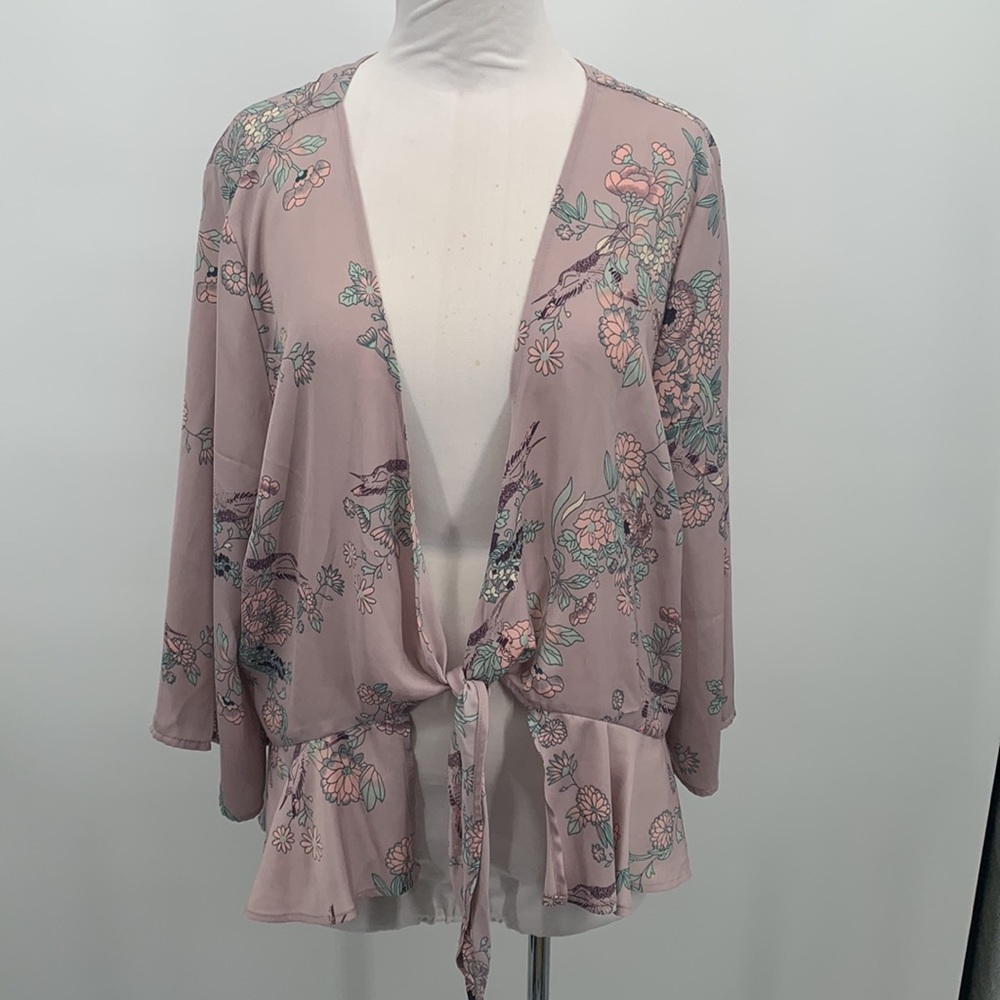 Melrose & Market Plus Size kimono sleeve Jacket Size 1X